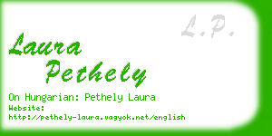 laura pethely business card